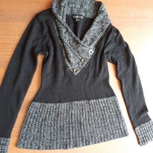 5 for 25 - Black and Grey Sweater